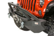 Fishbone Offroad FB22003 Jeep JK Front Winch Bumper W/LEDs Full Width 07-18 Wranger JK Black Texured Powercoated Fishbone Offroad - Truck Part Superstore