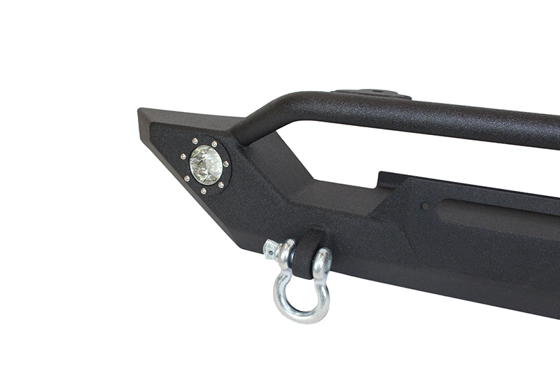Fishbone Offroad FB22016 Jeep TJ/YJ Front Bumper W/LED's 87-06 Wrangler TJ/YJ Steel Black Textured Powercoat Fishbone Offroad - Truck Part Superstore