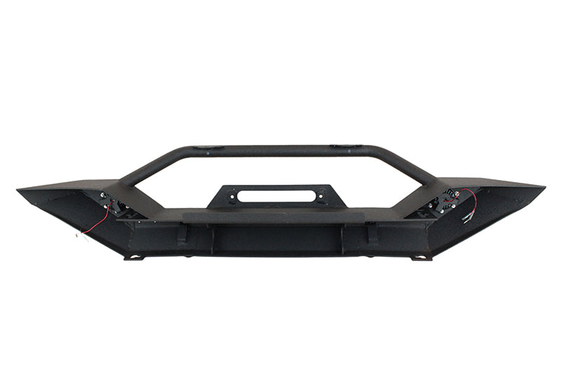Fishbone Offroad FB22016 Jeep TJ/YJ Front Bumper W/LED's 87-06 Wrangler TJ/YJ Steel Black Textured Powercoat Fishbone Offroad - Truck Part Superstore