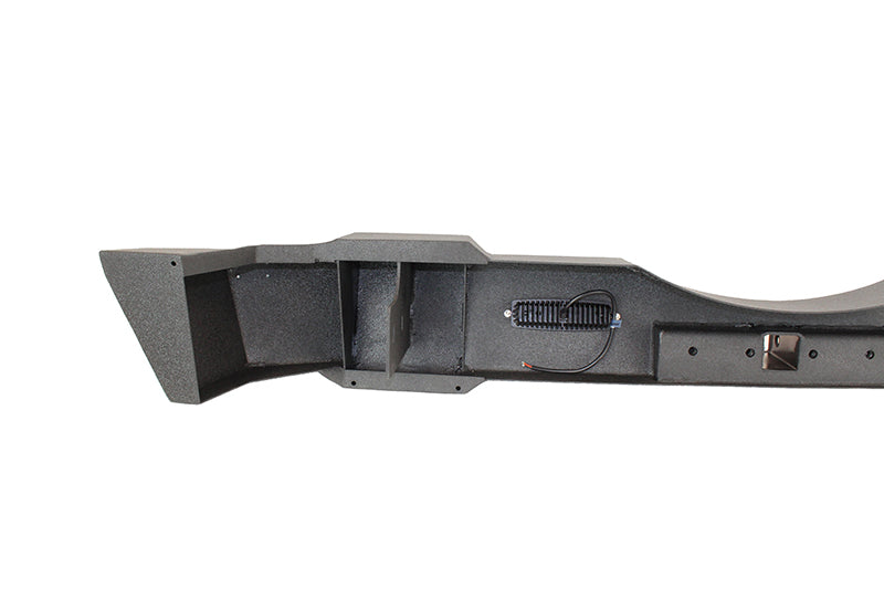 Fishbone Offroad FB22032 Jeep JK Rear Bumper W/LED's 07-18 Wrangler JK Rubicon and Unlimited Steel Black Textured Powdercoat Fishbone Offroad - Truck Part Superstore