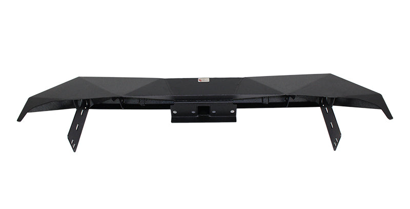 Fishbone Offroad FB22046 Jeep JK Rear Bumper 07-18 Wrangler JK Rubicon and Unlimited Steel Black Textured Powdercoat Manowar Series Fishbone Offroad - Truck Part Superstore