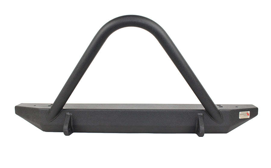 Fishbone Offroad FB22047 Jeep TJ Front Bumper W/Stinger 97-06 Wrangler TJ Rubicon and Unlimited Steel Black Textured Powdercoat Piranha Series Fishbone Offroad - Truck Part Superstore
