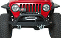Fishbone Offroad FB22048 Jeep TJ Front Bumper W/Winch Guard 97-06 Wrangler TJ Rubicon and Unlimited Steel Black Textured Powdercoat Piranha Series Fishbone Offroad - Truck Part Superstore
