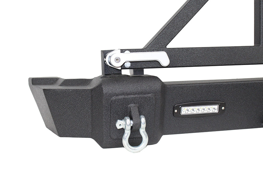 Fishbone Offroad FB22050 Jeep JK Rear Bumper With Tire Carrier 07-18 Wrangler JK Fishbone Offroad - Truck Part Superstore