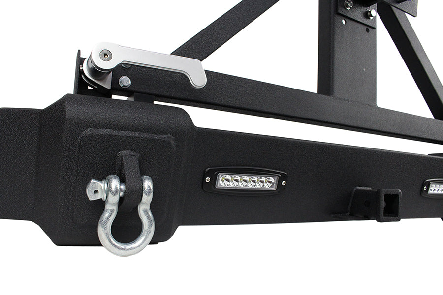 Fishbone Offroad FB22050 Jeep JK Rear Bumper With Tire Carrier 07-18 Wrangler JK Fishbone Offroad - Truck Part Superstore