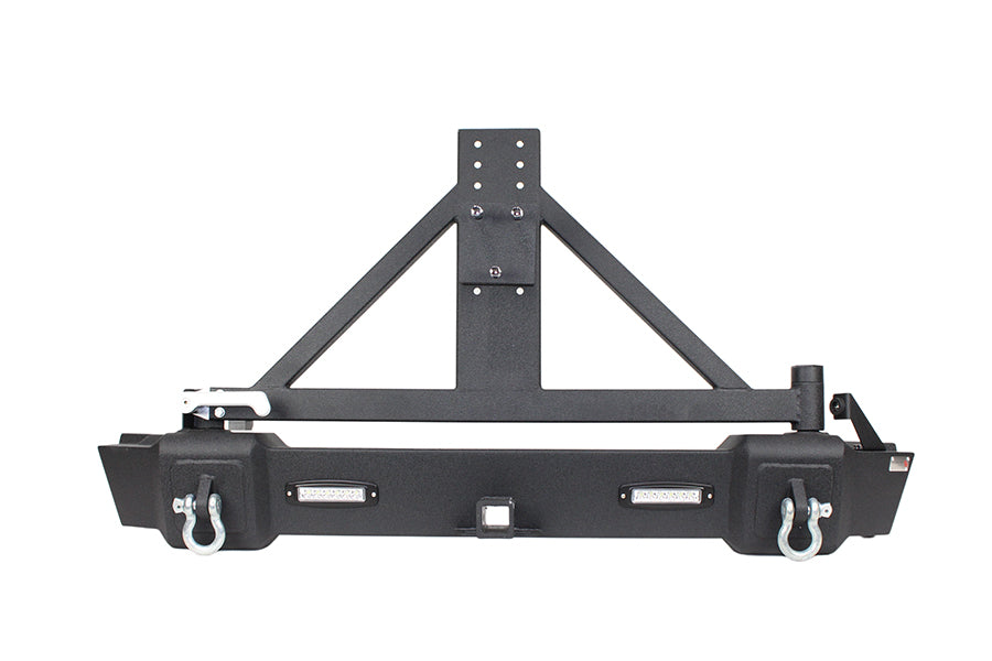 Fishbone Offroad FB22050 Jeep JK Rear Bumper With Tire Carrier 07-18 Wrangler JK Fishbone Offroad - Truck Part Superstore
