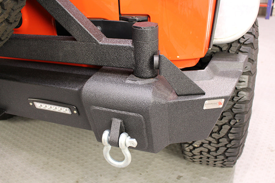 Fishbone Offroad FB22050 Jeep JK Rear Bumper With Tire Carrier 07-18 Wrangler JK Fishbone Offroad - Truck Part Superstore