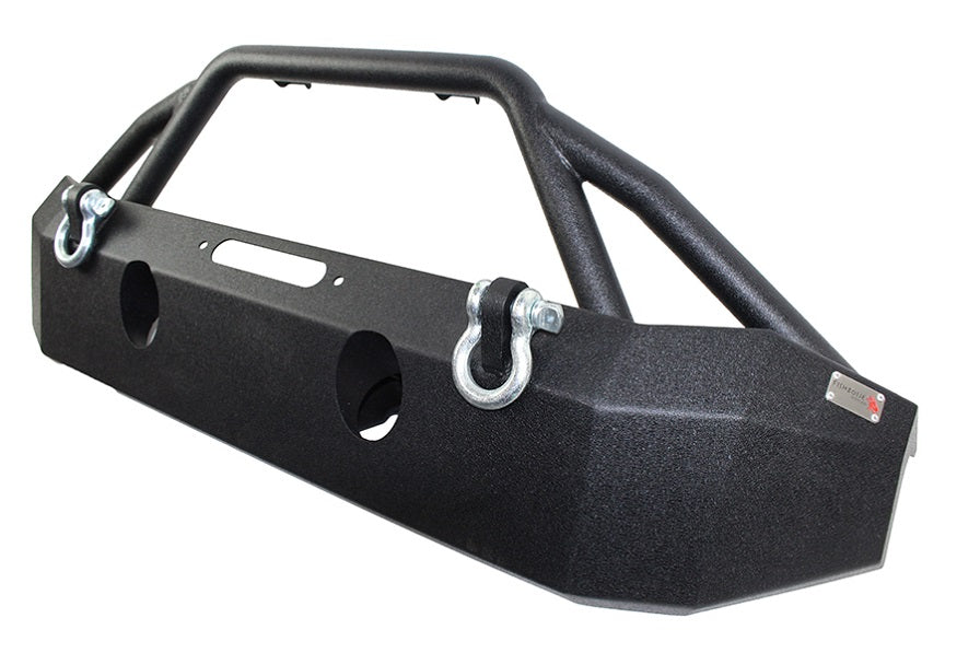 Fishbone Offroad FB22068 Jeep JK Front Winch Bumper 07-18 Wrangler JK Full Width Black Powdercoat Fishbone Offroad - Truck Part Superstore