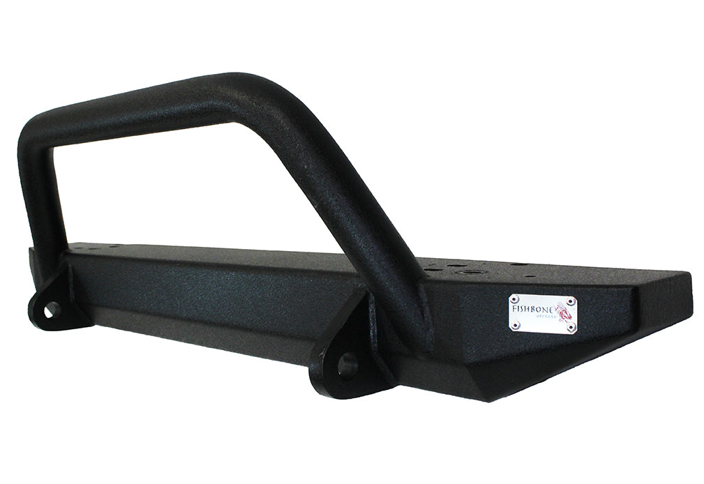 Fishbone Offroad FB22080 Jeep YJ Piranha Front Bumper with Tube Guard 87-95 YJ Wrangler Fishbone Offroad - Truck Part Superstore