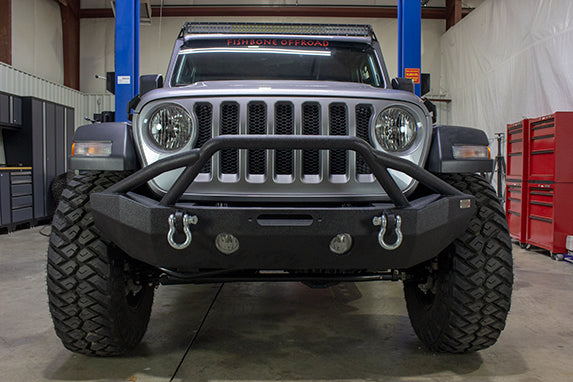 Fishbone Offroad FB22088 Jeep JL Mid-Width Winch Front Bumper 2018-Present Wrangler JL Fishbone Offroad - Truck Part Superstore