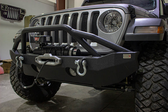 Fishbone Offroad FB22088 Jeep JL Mid-Width Winch Front Bumper 2018-Present Wrangler JL Fishbone Offroad - Truck Part Superstore
