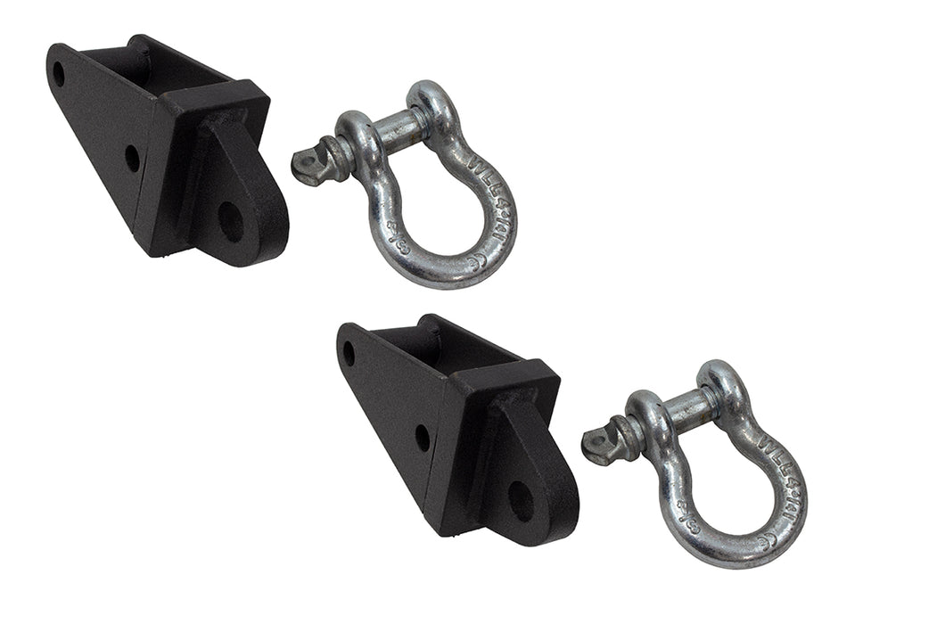 Fishbone Offroad FB22136 Jeep JK Rear D-Ring Frame Mounts 2007 to 2018 JK Wrangler, Rubicon and Unlimited Fishbone Offroad - Truck Part Superstore