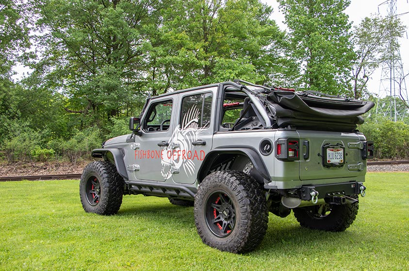Fishbone Offroad FB22179 Jeep JL Rear Bumper Delete For 18-Pres Wrangler JL Fishbone Offroad - Truck Part Superstore