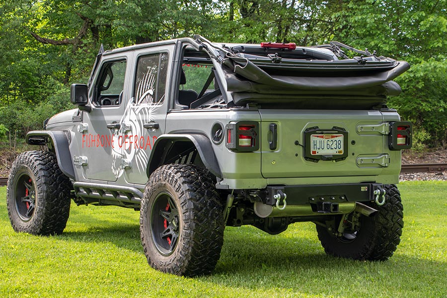 Fishbone Offroad FB22179 Jeep JL Rear Bumper Delete For 18-Pres Wrangler JL Fishbone Offroad - Truck Part Superstore