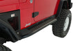 Fishbone Offroad FB23028 Jeep TJ Rock Slider W/Tube Step 97-06 Wrangler TJ Steel Black Textured Powdercoat  Fishbone Offroad - Truck Part Superstore
