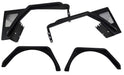 Fishbone Offroad FB23029 Jeep TJ Tube Fender Set Of 4 Front and Rear 97-06 Wrangler TJ Steel Black Textured Powdercoat Fishbone Offroad - Truck Part Superstore