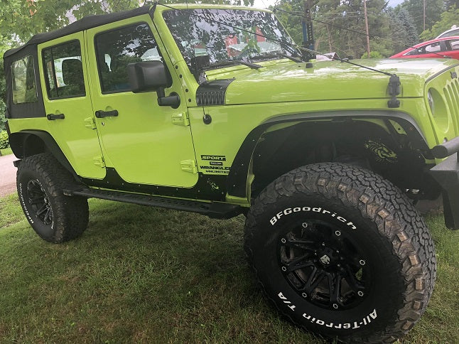 Fishbone Offroad FB23054 Jeep JK Rocker Guards Scale Armor 07-18 Wrangler JK 2 Door Fishbone Offroad - Truck Part Superstore