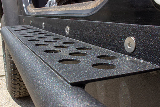 Fishbone Offroad FB23115 Fishbone Rock Slider with Tube Step - Truck Part Superstore