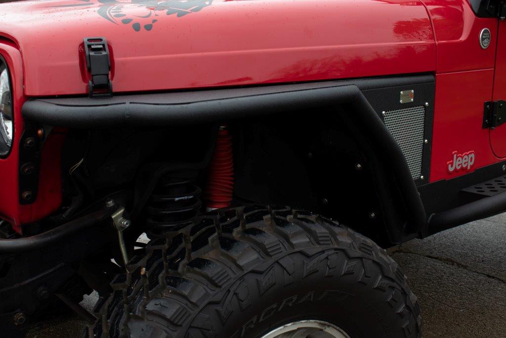 Fishbone Offroad FB23239 Wrangler Front Fenders Paintable Mesh Upgrade for 97-06 Wrangler Fishbone - Truck Part Superstore