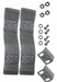 Fishbone Offroad FB24077 Jeep TJ Front Tube Doors 97-06 Wrangler TJ Black Textured Powdercoat Steel Fishbone Offroad - Truck Part Superstore