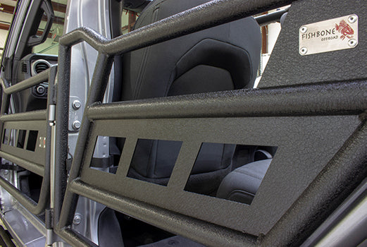 Fishbone Offroad FB24086 Jeep Front and Rear Tube Doors 2018-Present Wrangler JL Fishbone Offroad - Truck Part Superstore
