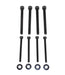 Fishbone Offroad FB25034 Jeep JK Grab Handles Front and Rear 07-18 Wrangler JK 4 Door Steel Black Textured Powdercoat Fishbone Offroad - Truck Part Superstore