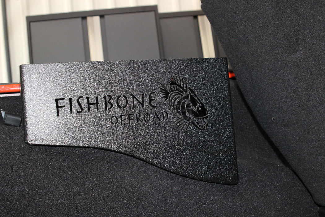 Fishbone Offroad FB25081 Jeep JK Wheel Well Storage Bins 07-18 Wrangler JK 4 DR Black Textured Powdercoat Steel Fishbone Offroad - Truck Part Superstore