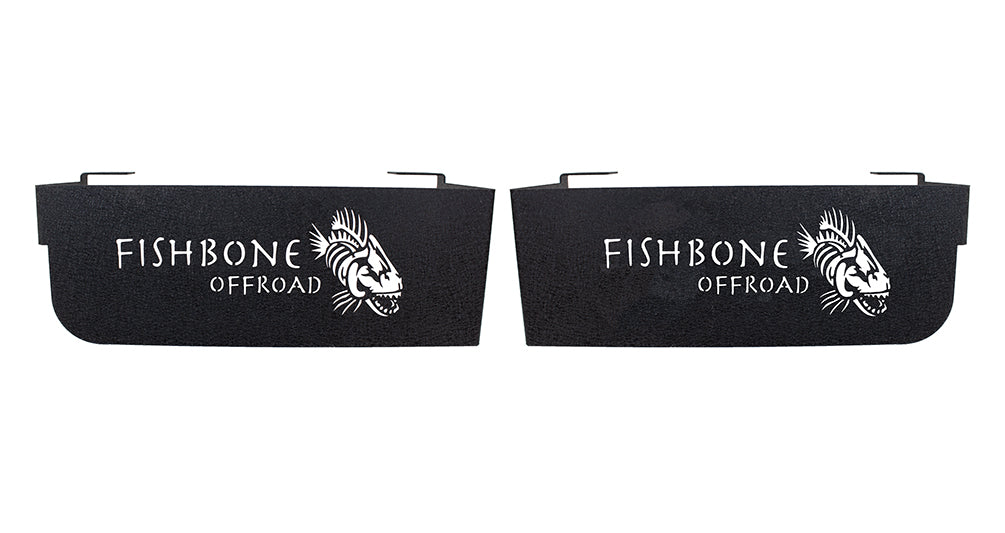 Fishbone Offroad FB25104 Jeep LJ Wheel Well Storage Bins 97-06 Wrangler TJ Unlimited Fishbone - Truck Part Superstore
