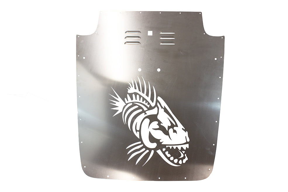 Fishbone Offroad FB31124 Jeep TJ Hood Louver Raw Unpainted 97-02 Wrangler TJ Fishbone Offroad - Truck Part Superstore