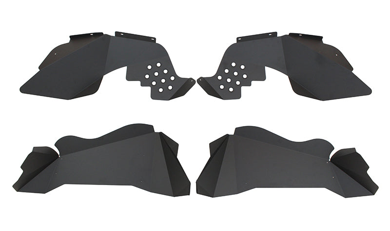 Fishbone Offroad FB33007 Jeep JK Inner Fenders 07-18 Wrangler JK Front/Rear Set Of 4 Aluminum Black Powdercoat Fishbone Offroad - Truck Part Superstore