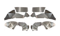 Fishbone Offroad FB33108 Jeep JL Inner Fenders For 18-Current Wrangler JL Front/Rear Set of 4 Aluminum Raw Fishbone Offroad - Truck Part Superstore
