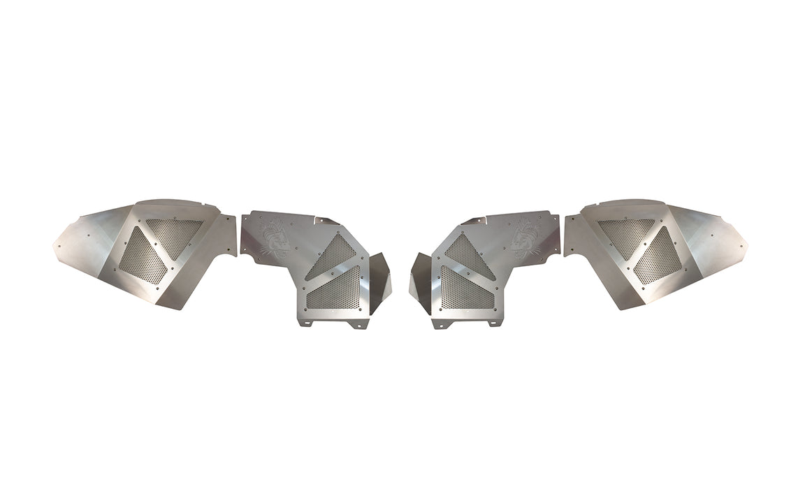 Fishbone Offroad FB33108F Jeep JL Inner Fenders For 18-Current Wrangler JL,  2020-Current JT Gladiator Front Pair Aluminum Raw Fishbone Offroad - Truck Part Superstore