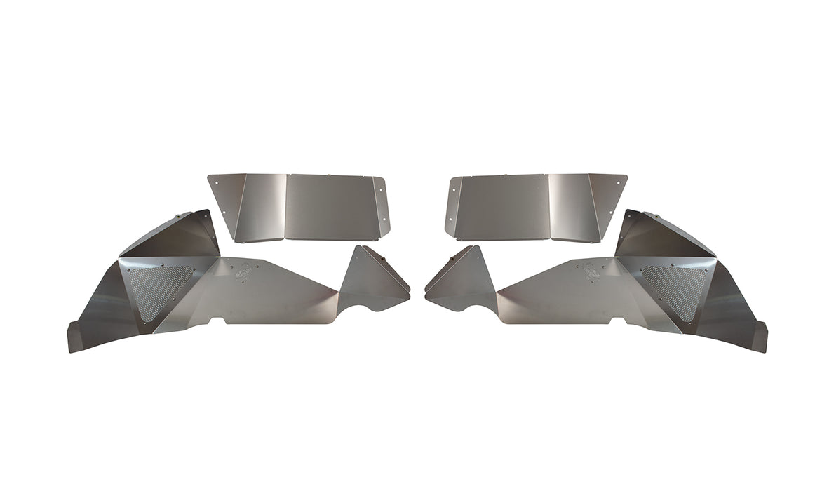 Fishbone Offroad FB33108R Jeep JL Inner Fenders For 18-Current Wrangler JL Rear Pair Aluminum Raw Fishbone Offroad - Truck Part Superstore