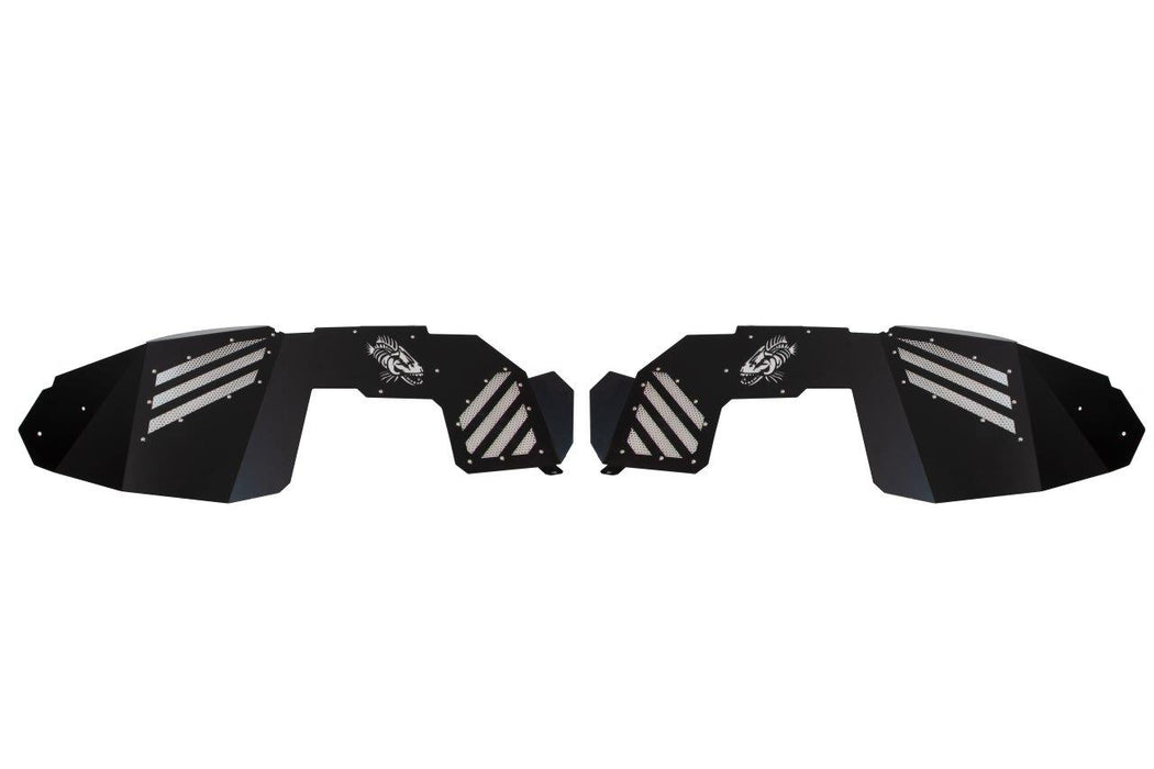 Fishbone Offroad FB33193F Wrangler/Gladiator Front Inner Fenders For 18-Up Wrangler/Gladiator Black Powdercoat Fishbone - Truck Part Superstore