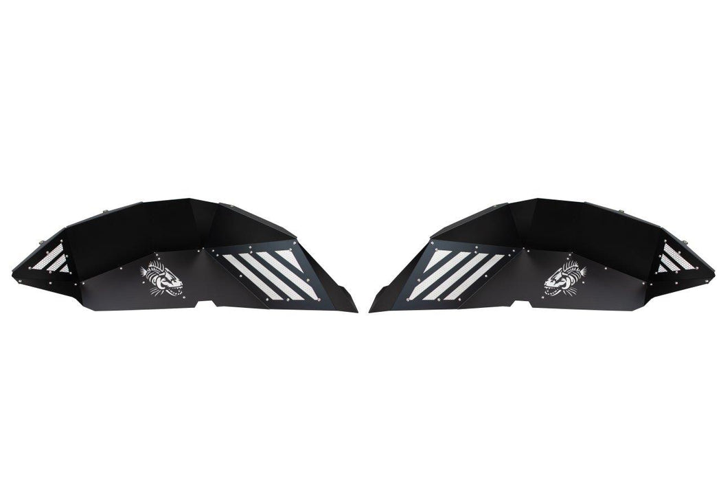 Fishbone Offroad FB33193R Wrangler Rear Inner Fenders For 18-Up Wrangler Black Powdercoat Fishbone - Truck Part Superstore