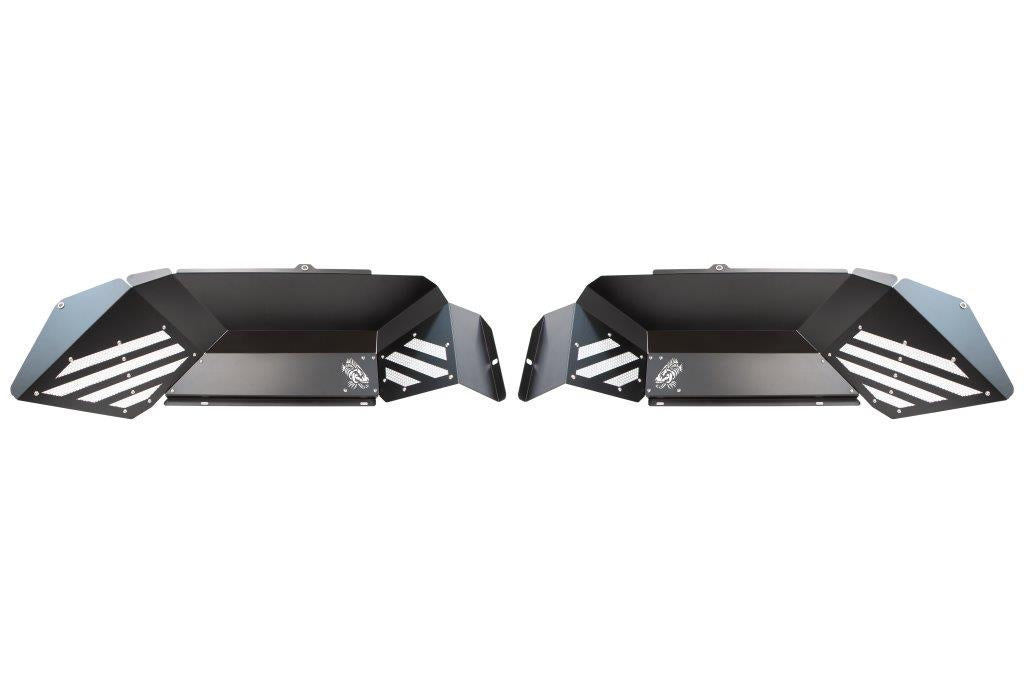 Fishbone Offroad FB33211R Gladiator Rear JT Black Aluminum Inner Fenders For 2020 Pres JT Gladiator Fishbone Offroad - Truck Part Superstore