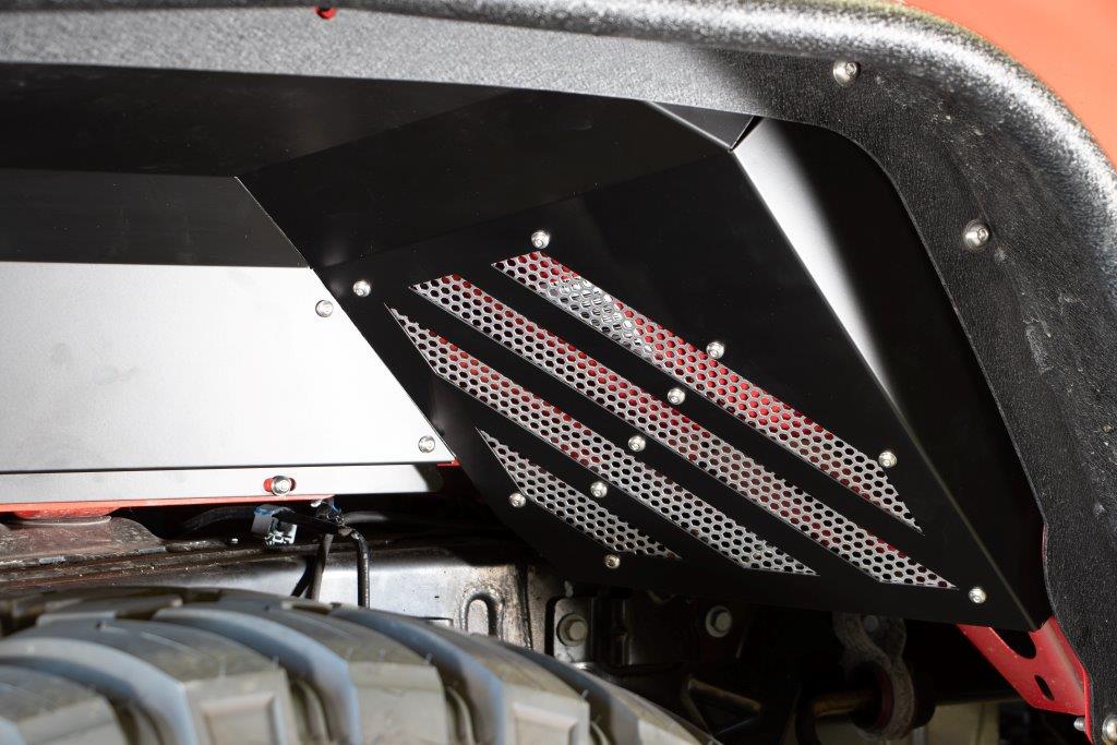 Fishbone Offroad FB33211R Gladiator Rear JT Black Aluminum Inner Fenders For 2020 Pres JT Gladiator Fishbone Offroad - Truck Part Superstore