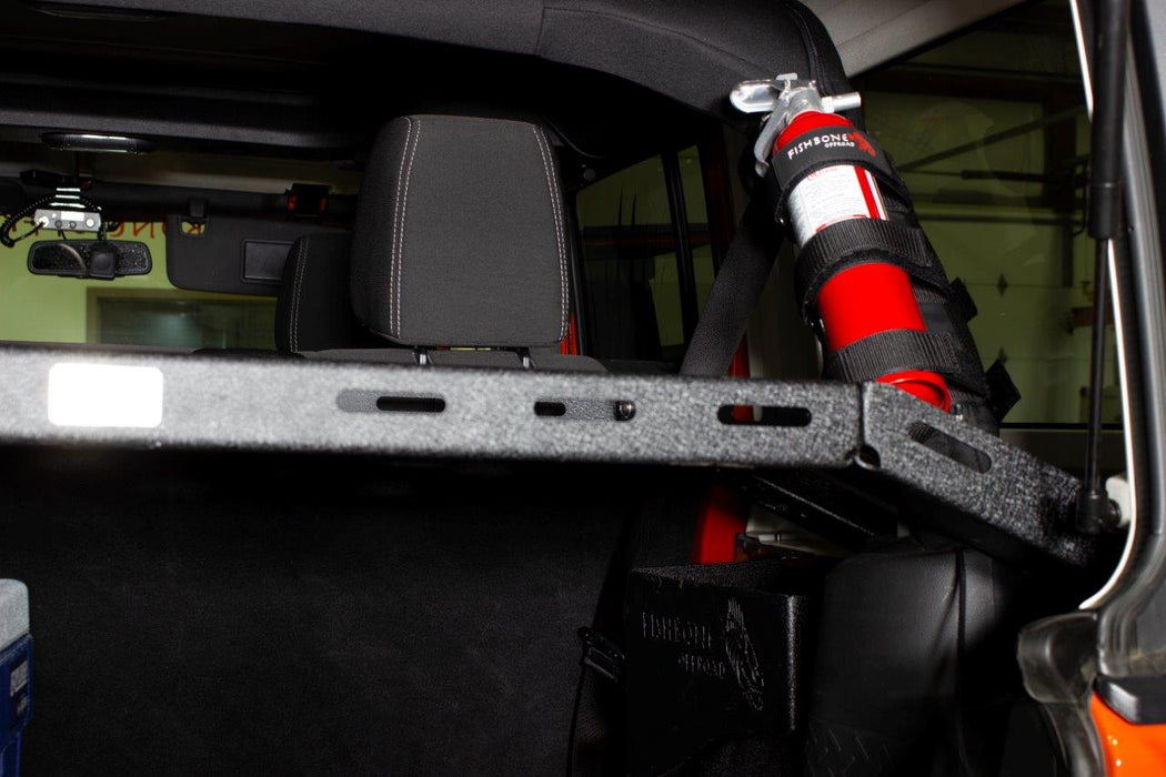 Fishbone Offroad FB55154 Fire Extinguisher Holder for Padded Roll Bar Black Fishbone Offroad - Truck Part Superstore