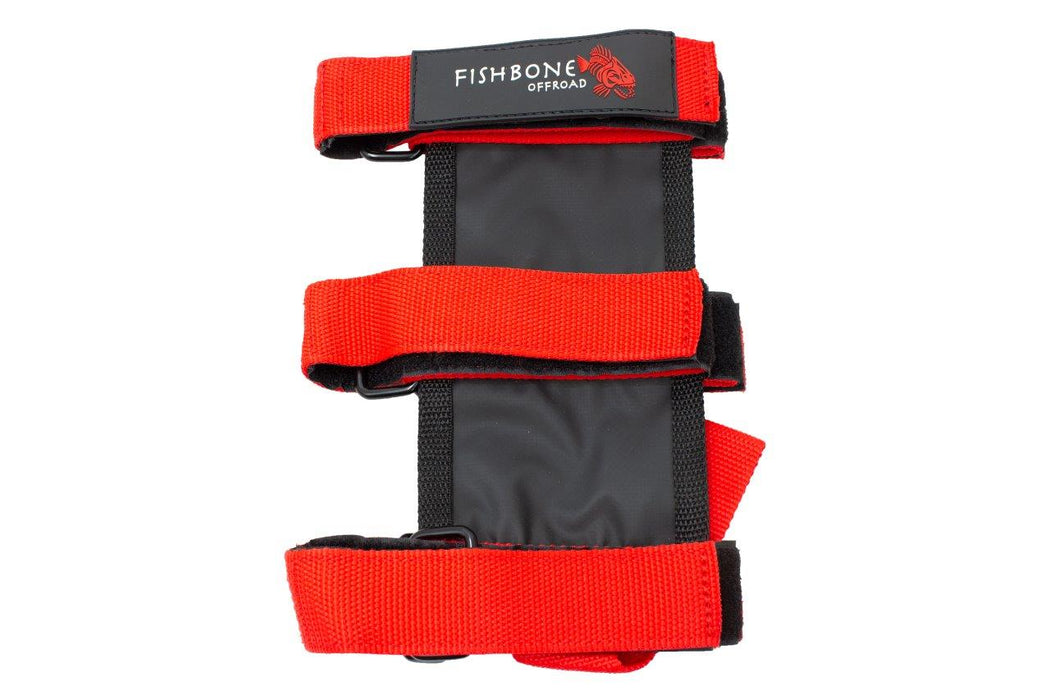 Fishbone Offroad FB55155 Fire Extinguisher Holder for Padded Roll Bar Red Fishbone Offroad - Truck Part Superstore