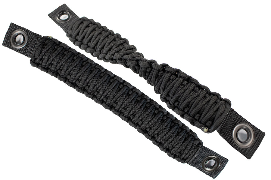 Fishbone Offroad FB55285 Wrangler Paracord Door Handles Black for 97-06 Jeep Wrangler Fishbone - Truck Part Superstore