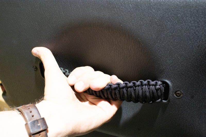 Fishbone Offroad FB55285 Wrangler Paracord Door Handles Black for 97-06 Jeep Wrangler Fishbone - Truck Part Superstore