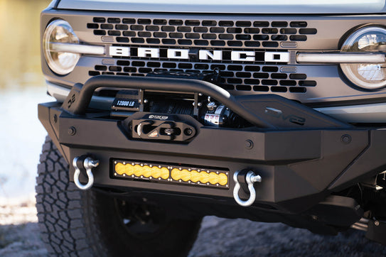 DV8 Offroad FBBR-02W 2021-22 Ford Bronco Add-On Wings For FS-15 Series Front Bumper DV8 Offroad - Truck Part Superstore