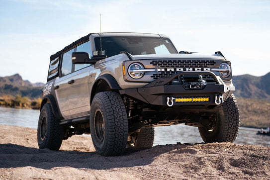 DV8 Offroad FBBR-02W 2021-22 Ford Bronco Add-On Wings For FS-15 Series Front Bumper DV8 Offroad - Truck Part Superstore