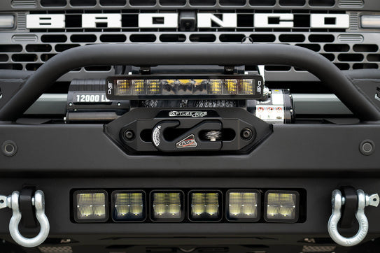 DV8 Offroad FBBR-02 2021-22 Ford Bronco FS-15 Series Winch Front Bumper DV8 Offroad - Truck Part Superstore
