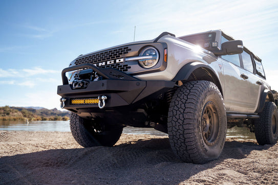 DV8 Offroad FBBR-02 2021-22 Ford Bronco FS-15 Series Winch Front Bumper DV8 Offroad - Truck Part Superstore