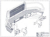 Ranch Hand BSD101BL1S Summit BullNose Series Front Bumper; Retains Factory Tow Hook And Fog Lights; - Truck Part Superstore