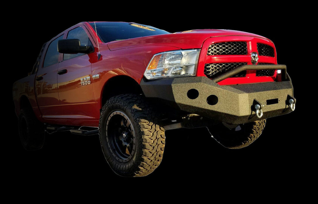 DV8 Offroad FBDR1-01 Ram 1500 Front Bumper Winch Ready 13-15 Dodge Ram 1500 DV8 Offroad - Truck Part Superstore