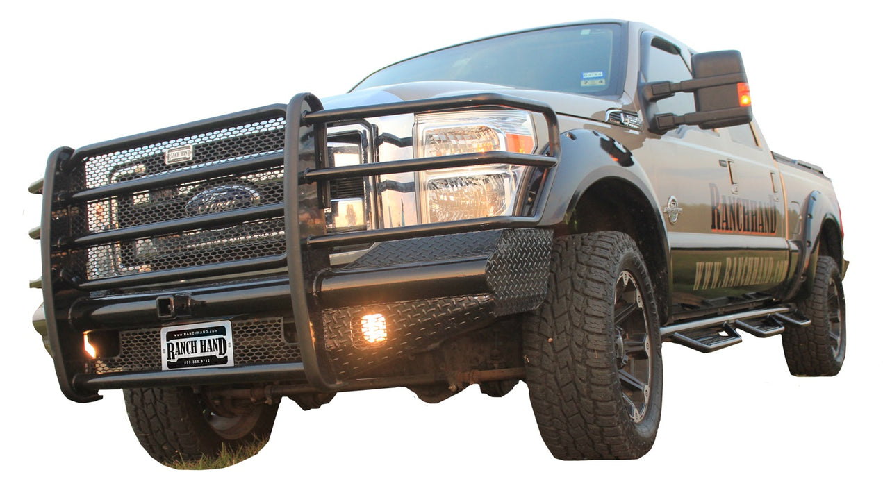 Ranch Hand FBF111BLR Legend Series Front Bumper; Retains Factory Tow Hook And Fog Lights; - Truck Part Superstore