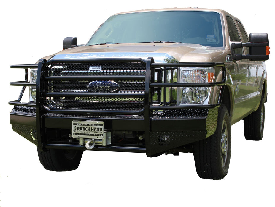Ranch Hand FBF115BLR Sport Series Winch Ready Front Bumper - Truck Part Superstore