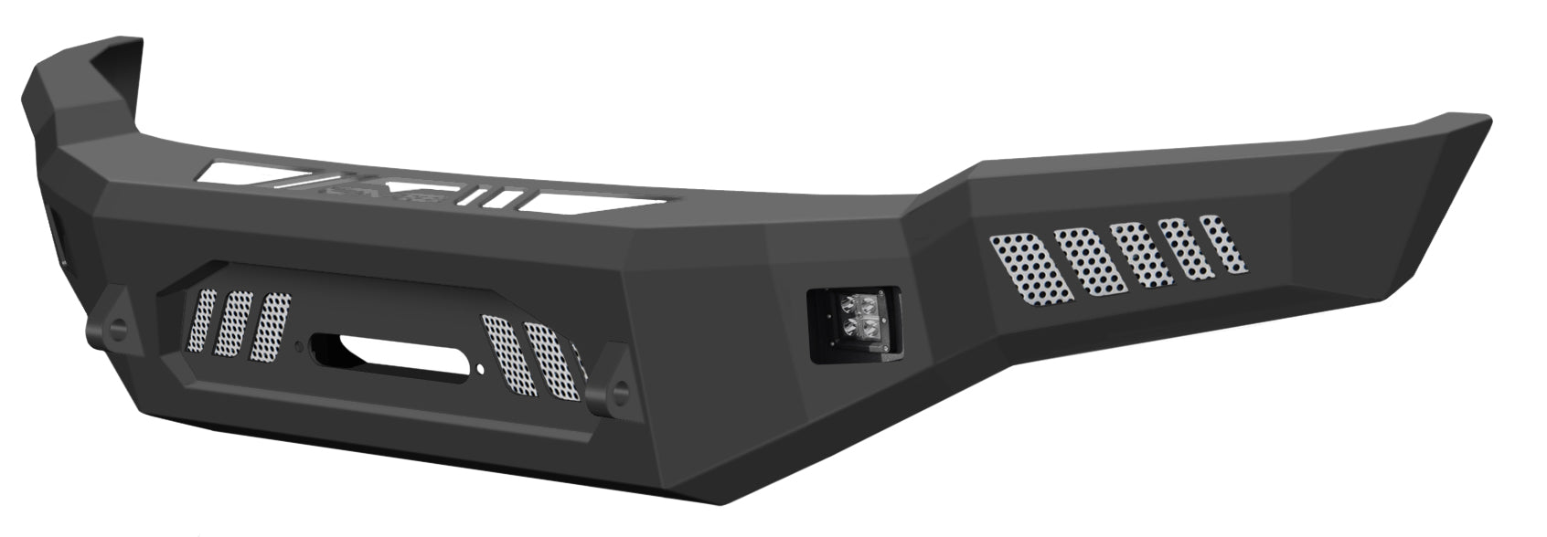 DV8 Offroad FBFF1-08 Ford F-150 Front Bumper with Light Holes 18+ Ford F-150 F DV8 Offroad - Truck Part Superstore
